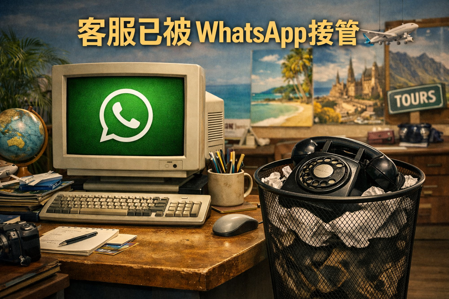 客服已被 WhatsApp 接管